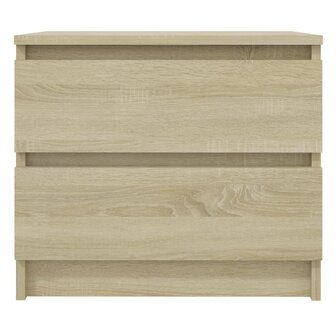 Nachtkastje 50x39x43,5 cm bewerkt hout sonoma eikenkleurig 8720286558041 3