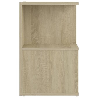 Nachtkastje 35x35x55 cm bewerkt hout sonoma eikenkleurig 8720286558584 5