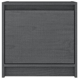 Nachtkastjes 2st 40x30,5x40 cm massief grenenhout grijs 8720286608180 5