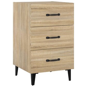 Nachtkastje 40x40x66 cm bewerkt hout sonoma eikenkleurig 8720286972120 2