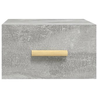 Nachtkastjes 2 st wandgemonteerd 35x35x20 cm betongrijs 8720287083290 7