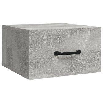 Nachtkastjes 2 st wandgemonteerd 35x35x20 cm betongrijs 8720287083399 5