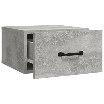 Nachtkastjes 2 st wandgemonteerd 35x35x20 cm betongrijs 8720287083399 6