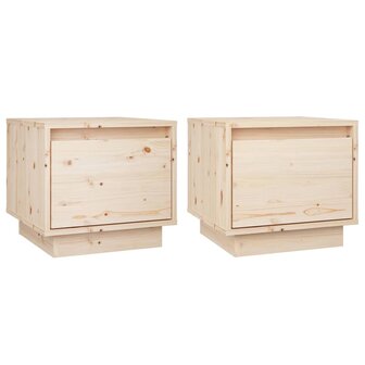 Nachtkastjes 2 st 35x34x32 cm massief grenenhout 8720286842225 2