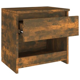 Nachtkastjes 2 st 40x30x39 cm bewerkt hout gerookt eikenkleurig 8720286931950 5