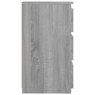 Nachtkastje 40x35x62,5 cm bewerkt hout grijs sonoma eikenkleur 8720286932353 4