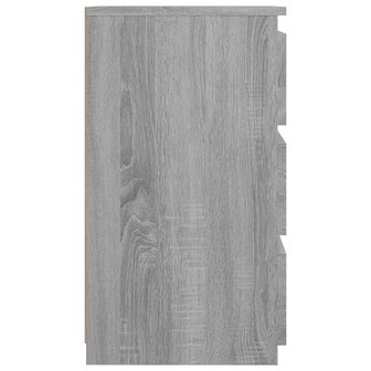 Nachtkastjes 2 st 40x35x62,5 cm bewerkt hout grijs sonoma eiken 8720286932360 5