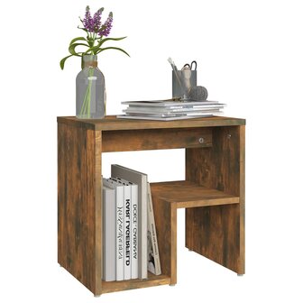 Nachtkastjes 2 st 40x30x40 cm bewerkt hout gerookt eikenkleurig 8720286932407 7