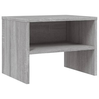 Nachtkastje 40x30x30 cm bewerkt hout grijs sonoma eikenkleurig 8720286975015 2