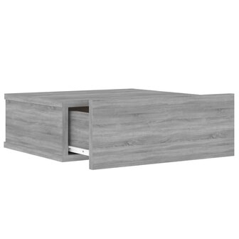 Nachtkastjes 2 st zwevend 40x30x15 cm bewerkt hout grijs sonoma 8720286975350 8