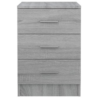 Nachtkastjes 2 st 38x35x56 cm bewerkt hout grijs sonoma eiken 8720286975565 5