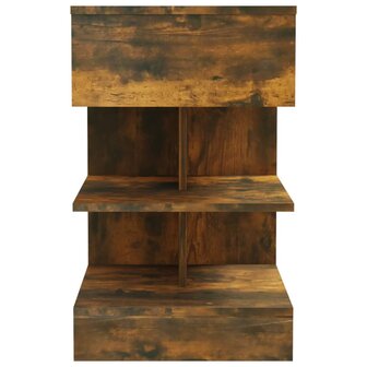 Nachtkastjes 2 st 40x35x65 cm bewerkt hout gerookt eikenkleurig 8720286979426 6