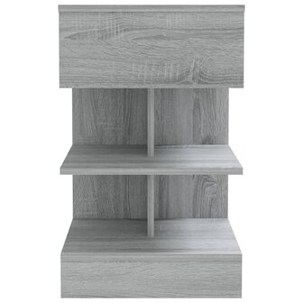 Nachtkastjes 2 st 40x35x65 cm bewerkt hout grijs sonoma eiken 8720286979440 6