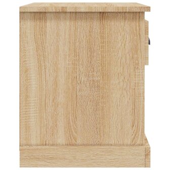 Nachtkastjes 2 st 39x39x47,5 cm bewerkt hout sonoma eikenkleur 8720845790257 9