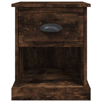 Nachtkastjes 2 st 39x39x47,5 cm bewerkt hout gerookt eikenkleur 8720845790295 8