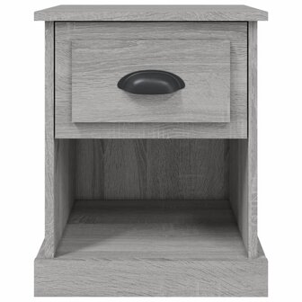 Nachtkastjes 2 st 39x39x47,5 cm bewerkt hout grijs sonoma eiken 8720845790318 8