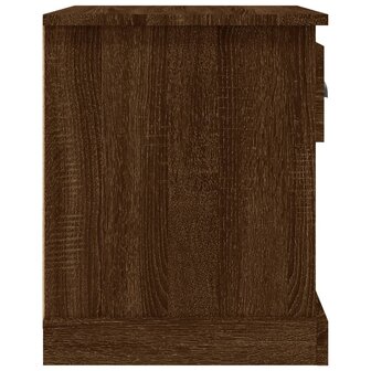 Nachtkastje 39x39x47,5 cm bewerkt hout bruin eikenkleur 8720845790325 8