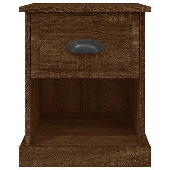 Nachtkastjes 2 st 39x39x47,5 cm bewerkt hout bruin eikenkleur 8720845790332 8