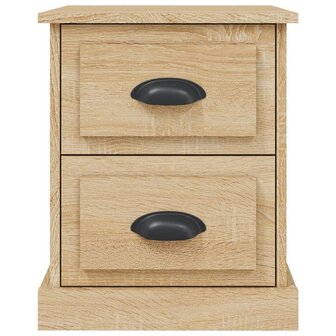 Nachtkastje 39x39x47,5 cm bewerkt hout sonoma eikenkleurig 8720845790400 7