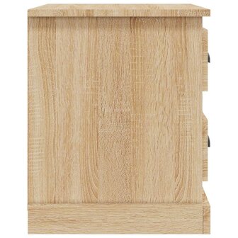 Nachtkastje 39x39x47,5 cm bewerkt hout sonoma eikenkleurig 8720845790400 8