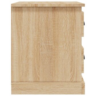 Nachtkastjes 2 st 39x39x47,5 cm bewerkt hout sonoma eikenkleur 8720845790417 9