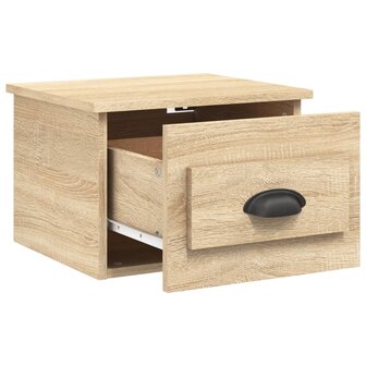 Nachtkastjes 2 st wandgemonteerd 41,5x36x28 cm sonoma eiken 8720845792732 6