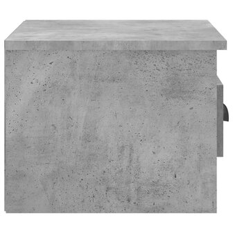 Nachtkastjes 2 st wandgemonteerd 41,5x36x28 cm betongrijs 8720845792756 8