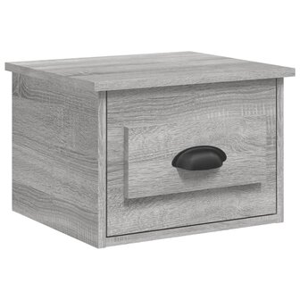 Nachtkastjes 2 st wandgemonteerd 41,5x36x28 cm grijs sonoma 8720845792794 5