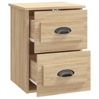 Nachtkastjes 2 st wandgemonteerd 41,5x36x53 cm sonoma eiken 8720845792893 8