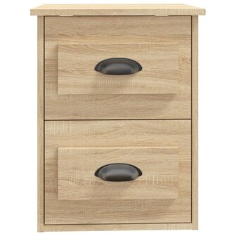 Nachtkastjes 2 st wandgemonteerd 41,5x36x53 cm sonoma eiken 8720845792893 9