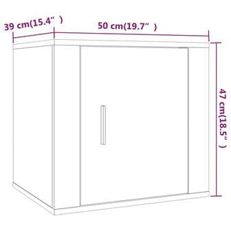 Nachtkastjes 2 st 50x39x47 cm wit 8720287221333 11