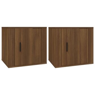 Nachtkastjes 2 st 50x39x47 cm bruin eikenkleur 8720287221470 2