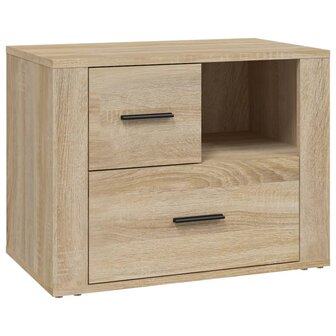 Nachtkastje 60x36x45 cm bewerkt hout sonoma eikenkleurig 8720287221838 2