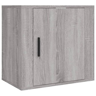 Nachtkastjes 2 st wandgemonteerd 50x30x47 cm grijs sonoma eiken 8720287222811 5