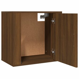 Nachtkastjes 2 st wandgemonteerd 50x30x47 cm bruin eikenkleur 8720287222835 7