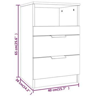 Nachtkastjes 2 st bewerkt hout grijs sonoma eikenkleurig 8720286968130 10