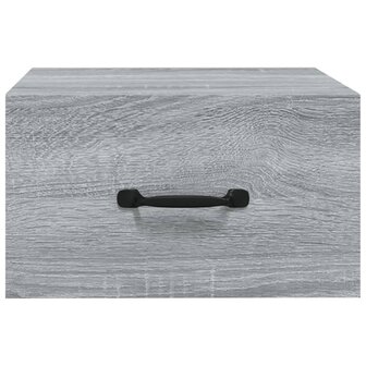 Nachtkastjes 2 st wandgemonteerd 35x35x20 cm grijs sonoma eiken 8720287086895 5