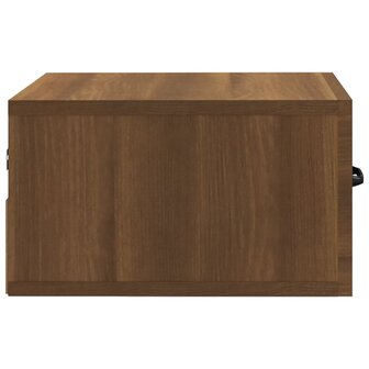 Nachtkastjes 2 st wandgemonteerd 35x35x20 cm bruin eikenkleur 8720287086918 7