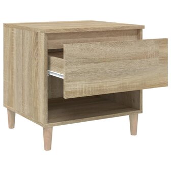 Nachtkastjes 2 st 50x46x50 cm bewerkt hout sonoma eikenkleurig 8720845668846 7