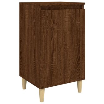 Nachtkastje 40x35x70 cm bewerkt hout bruin eikenkleur 8720845737320 2