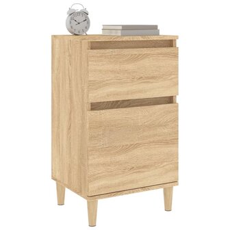 Nachtkastjes 2 st 40x35x70 cm bewerkt hout sonoma eikenkleurig 8720845737894 4