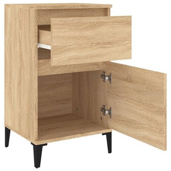 Nachtkastjes 2 st 40x35x70 cm bewerkt hout sonoma eikenkleurig 8720845738051 8