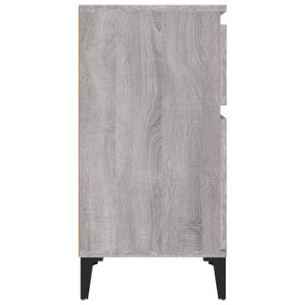 Nachtkastje 40x35x70 cm bewerkt hout grijs sonoma eikenkleurig 8720845738105 7