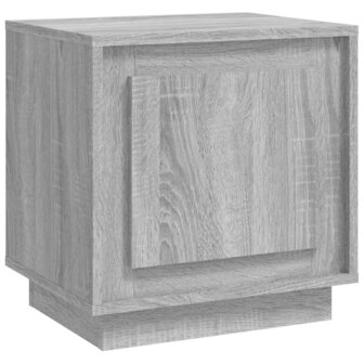 Nachtkastje 44x35x45 cm bewerkt hout grijs sonoma eikenkleurig 8720845794309 2