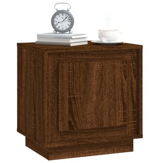 Nachtkastjes 2 st 44x35x45 cm bewerkt hout bruin eikenkleur 8720845794330 4