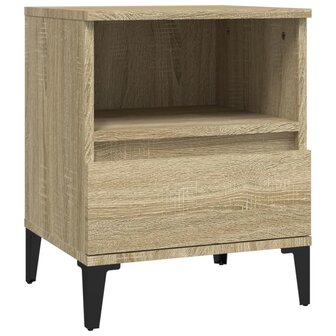 Nachtkastjes 2 st 40x35x50 cm sonoma eikenkleurig 8720287226116 6