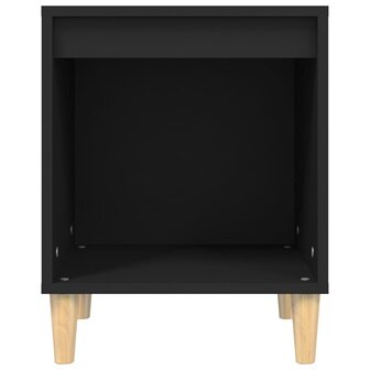 Nachtkastje 40x35x50 cm bewerkt hout zwart 8720287226543 5