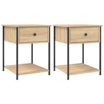 Nachtkastjes 2 st 44x45x58 cm sonoma eikenkleurig 8720845938055 2