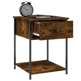 Nachtkastjes 2 st 44x45x58 cm bewerkt hout gerookt eikenkleurig 8720845938079 5