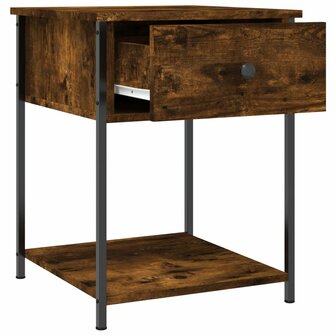 Nachtkastjes 2 st 44x45x58 cm bewerkt hout gerookt eikenkleurig 8720845938079 6